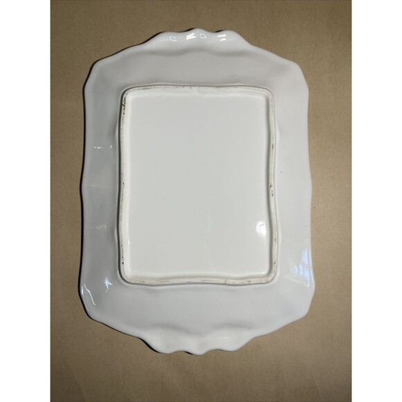 Vintage Porcelain Rectangle Serving Dish Fruit‎ Harvest Pattern Made In Japan - Picture 4 of 8